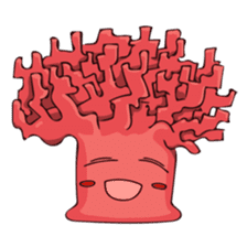 Pretty Red Coral sticker #11039669