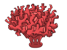 Pretty Red Coral sticker #11039676