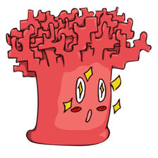Pretty Red Coral sticker #11039678