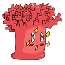 Pretty Red Coral sticker #11039678