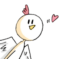 Bird person - SHIRAKICHI- sticker #11039904