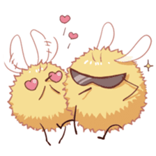 Cute!Anastoechus nitidulus sticker #11039925