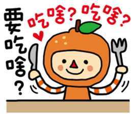 Apple and strawberry sticker #11040100