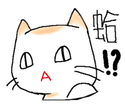 Cat house sticker #11042491