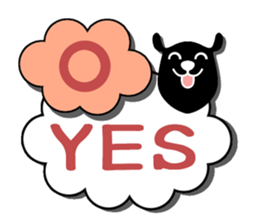 Signs of sheep clouds sticker #11042728