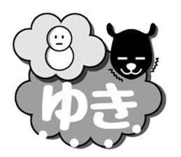 Signs of sheep clouds sticker #11042743