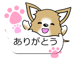 Sticker of Conversation Chihuahua sticker #11042844