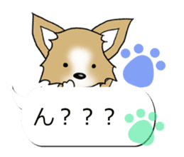 Sticker of Conversation Chihuahua sticker #11042848