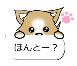 Sticker of Conversation Chihuahua sticker #11042851