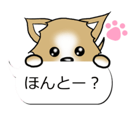 Sticker of Conversation Chihuahua sticker #11042851