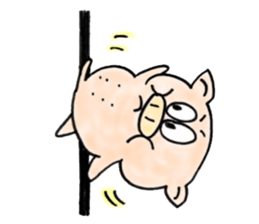 The pig sticker which dances!!BUTASUTA sticker #11042904