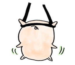 The pig sticker which dances!!BUTASUTA sticker #11042907