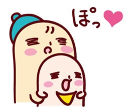 mamecco Parent and child sticker #11043054