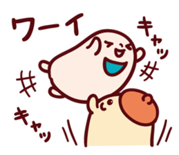 mamecco Parent and child sticker #11043060