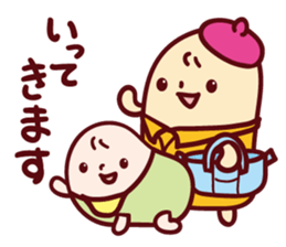 mamecco Parent and child sticker #11043070