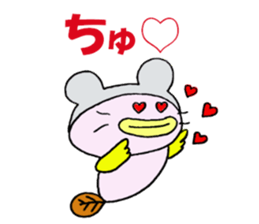 Sticker of Mr.colorful catfish 3 sticker #11043128