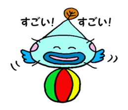 Sticker of Mr.colorful catfish 3 sticker #11043137