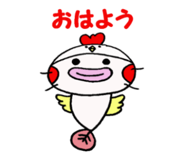 Sticker of Mr.colorful catfish 3 sticker #11043139