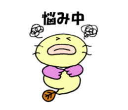 Sticker of Mr.colorful catfish 3 sticker #11043158