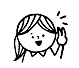 daily life.(girl) sticker #11043320