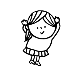 daily life.(girl) sticker #11043322