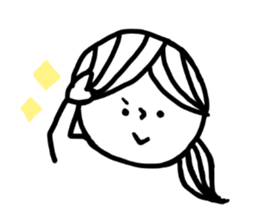 daily life.(girl) sticker #11043323