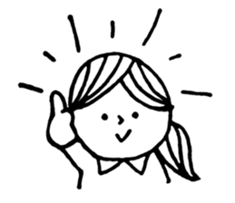 daily life.(girl) sticker #11043326