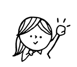 daily life.(girl) sticker #11043330