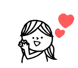 daily life.(girl) sticker #11043341