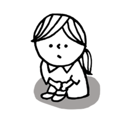 daily life.(girl) sticker #11043348