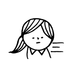 daily life.(girl) sticker #11043349