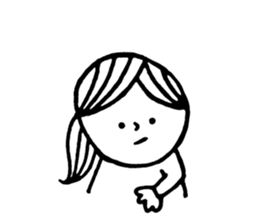 daily life.(girl) sticker #11043352