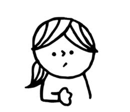 daily life.(girl) sticker #11043353