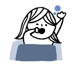 daily life.(girl) sticker #11043354