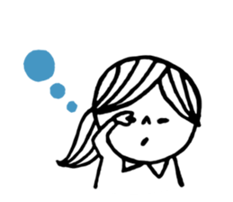 daily life.(girl) sticker #11043355