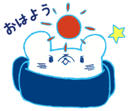 Polar bear and Star sticker #11043364