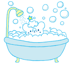 Polar bear and Star sticker #11043397