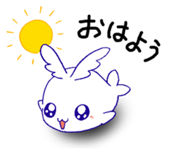 Winged Whale sticker #11043560