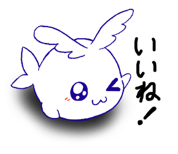 Winged Whale sticker #11043567