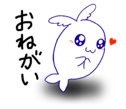 Winged Whale sticker #11043568