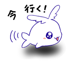 Winged Whale sticker #11043570