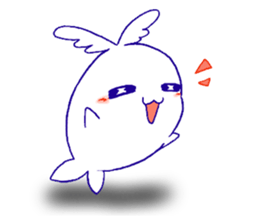 Winged Whale sticker #11043584