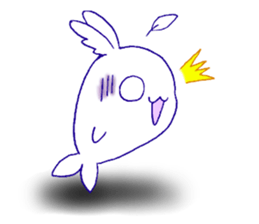 Winged Whale sticker #11043587