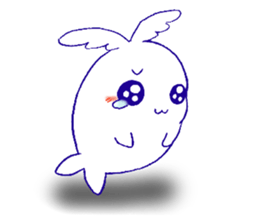 Winged Whale sticker #11043588