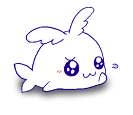 Winged Whale sticker #11043591