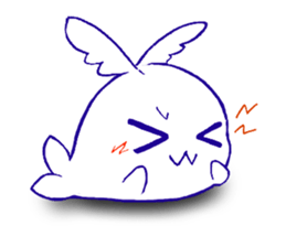 Winged Whale sticker #11043593