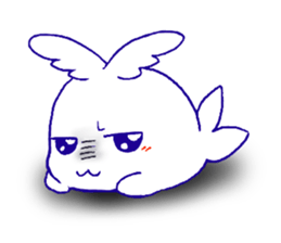 Winged Whale sticker #11043594