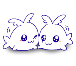 Winged Whale sticker #11043596