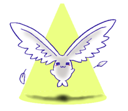 Winged Whale sticker #11043598