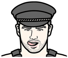 otoko tower guys sticker #11043723